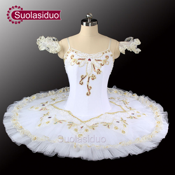 White Swan Lake Ballet Tutu Costumes Professional Ballet Tutu Girls Classical Ballet Tutu Stage Performance Costumes SD0029