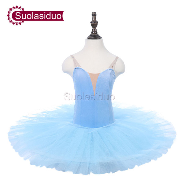 Girls Light Blue Ballet Tutu Black Stage Performance Costumes Kids Professional Ballet Dance Competition Apperal Adult Red Ballet Skirt