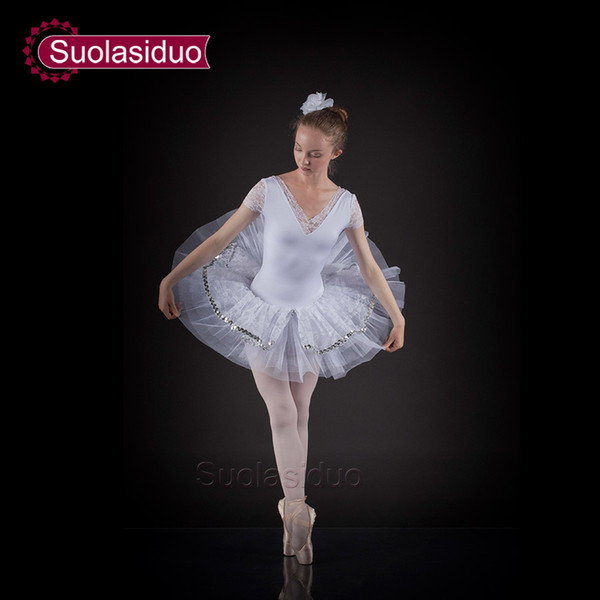 Girl Princess Dress Adult Ballet Performance Grading Clothing Pprofessional Skirt Fairy Stage Swan Lake SD0004I