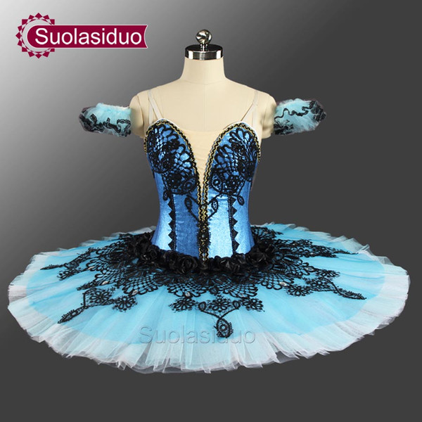 Sky Blue Tutu Skirts Adult Classical Ballet Tutu Dance Costumes For Dance Performance Ballet Tutu Competition Nutcracker SD0054