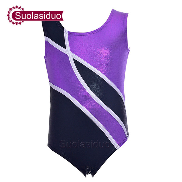 Children's Dance Wear Sleeveless Ballet Piece Costumes Girls Dance Practice Clothes Gymnastics Suits Dance Dress Ballet Leotards