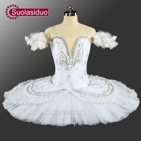 White Swan Lake Ballet Tutu Costumes Candid Ballet Tutu Professional Girl The Snow Queen Fairy of Tenderness SD0053