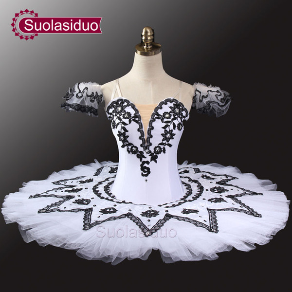 Harlequinade Variation Dance Tutu Classical Pancake Platter Stage Performance Professional Ballet Tutu Ballerina Costumes SD0035