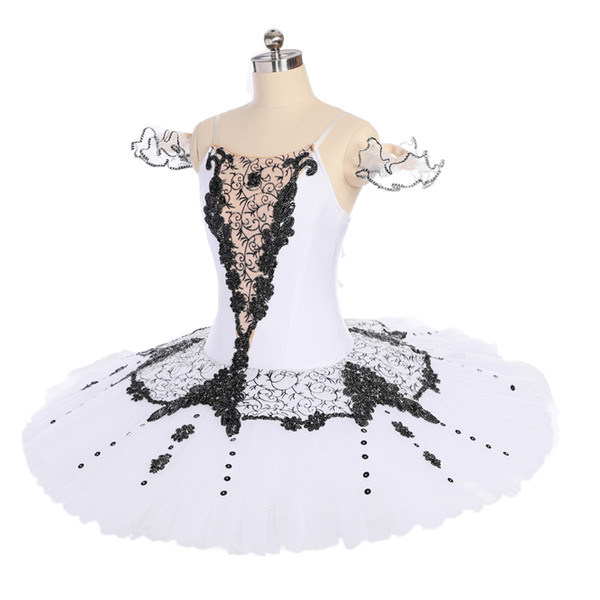 White Adult Classical Ballet Tutu Costumes Women Stage Performance Dancewear Girls Ballet Dance Competition Apperal Children Ballet Skirt