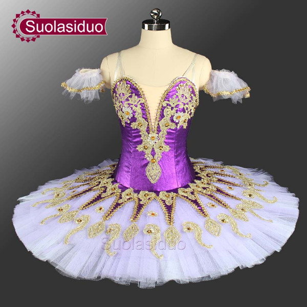 Purple Professional Ballet Tutu Stage Wear The Nutcracker Ballet Dance Performance Competition Costumes Adult Pink Ballet Skirt Apperal