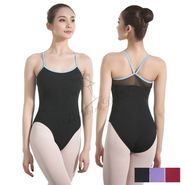 black ballet leotard for girls adulto gymnastics dance leotards ballet clothes costumes women sexy dancewear CS0702