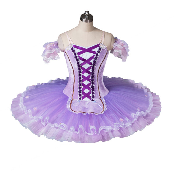 Adult Lilac Fairy Doll Pancake Tutus Girls Classical Stage Costumes For Cometition BT8964