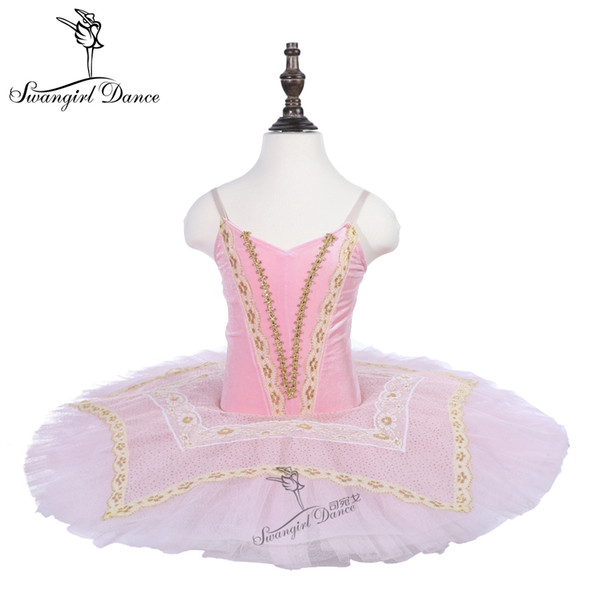 Pink Pre-professional ballet tutu Women & Girl Stage performance ballet tutu pancake tutus18077