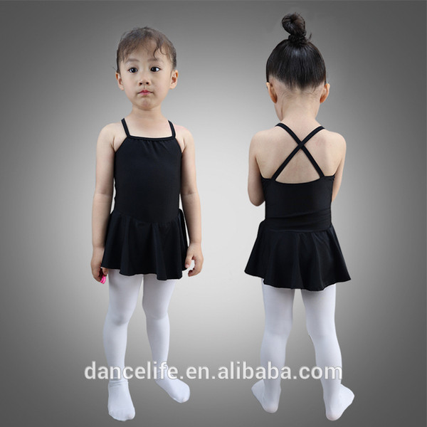 Free Child cami ballet dress with a scoop front C2123 wholesale camisole ballet dance dress ballet dance skirted leotard discount