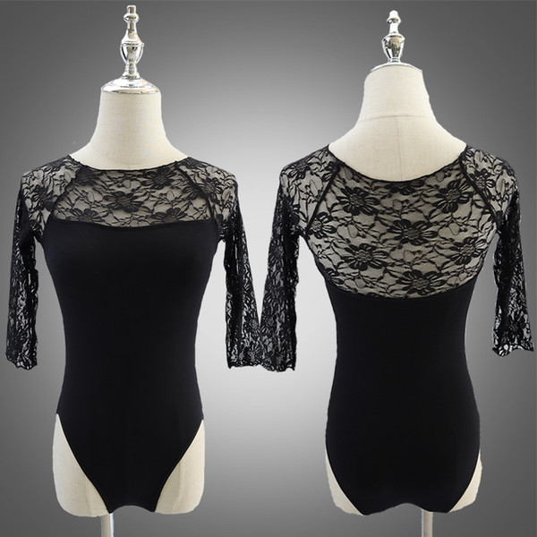 Free Adult lace ballet dance leotards pinched front ballet dance leotards gymnastics leotards A2042 fast 