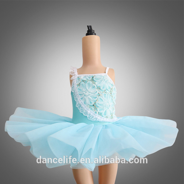 Free DL049 skyblue beautiful dress girls ballet tutu skirt stage performance costumes dance wear wholesale girls dance wear