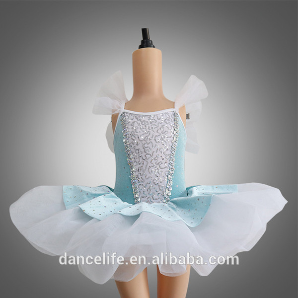 DL028 Sequin dance dress patterns girls lyrical dance costume dress lyrical ballet costumes for dance