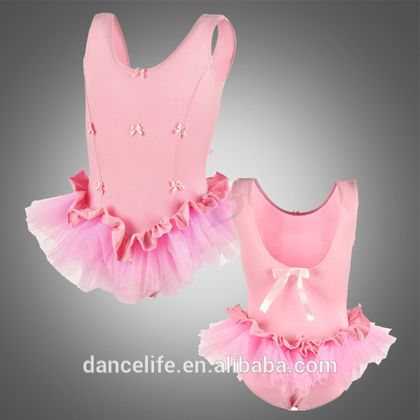 Free C2219 tank kids tutu dance dresses tutu for girl wholesale pink tutu kids ballet dance dresses