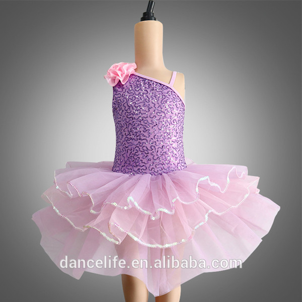 DL062 Professional Ballet Tutu Girls Party Dresses Ballet Costume purple swan tutu costumes