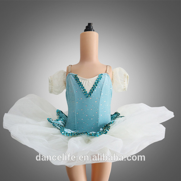 DL040 dress girls ballet tutu skirt stage performance dance costumes dance wear blue ballet tutu costumes