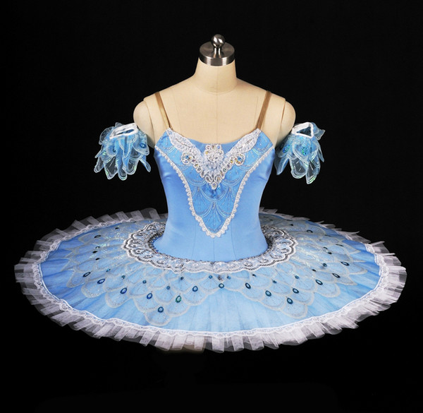 AP056 Adult Blue/purple Bird Ballet Stage Costume girls blue sleeping beauty Classical Ballet Tutu Professional pancake tutu