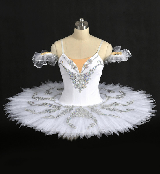 AP057 sleeping beauty white professional ballet tutu Classical ballet tutus white swan lake ballet stage costumes