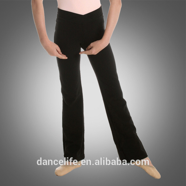 Free Child V waist jazz pant C2518 wholesale ballet dance pants jazz dance pant ballet dance bottom