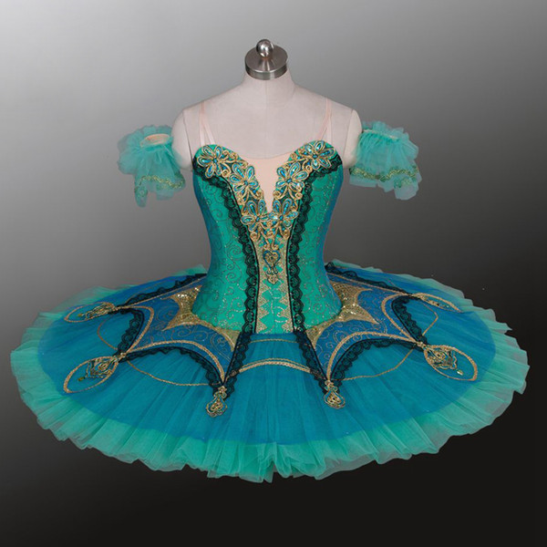 AP060 Adult green nutcracker Ballet Tutu Professional Classical Ballet Tutus for perfomance tutu ballet pancake costumes