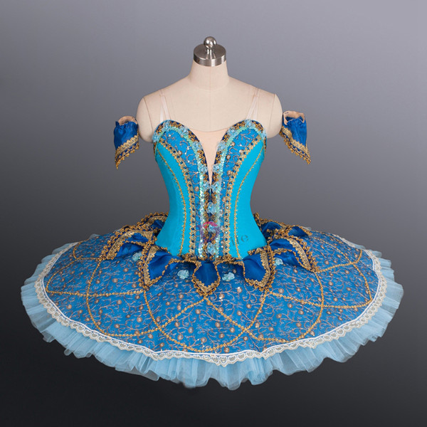 AP077 adult blue bird swan lake ballet tutu for sale,performance dance costumes pancake tutu platter women