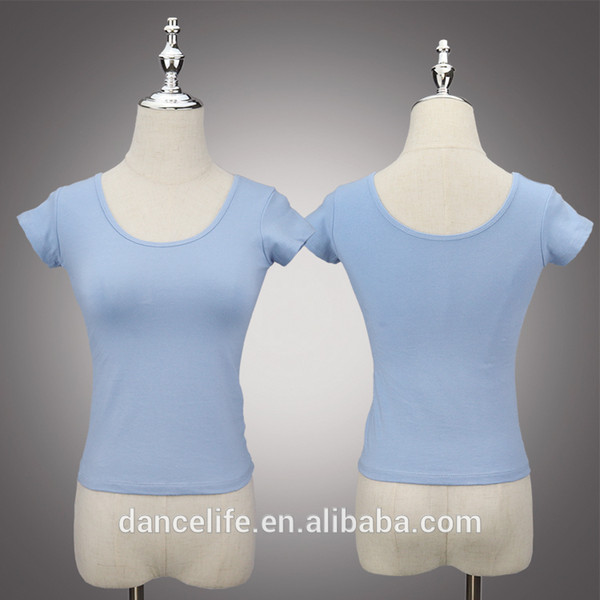 Free Adult square neckline top A2415 discount ballet dancewear China adult cheap ballet wear for yoga tops