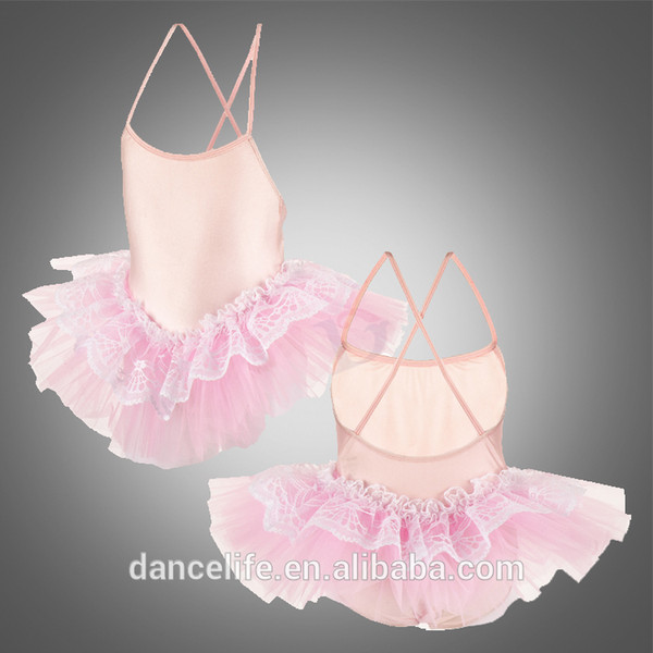 Free Child laced ballet tutu C2215 wholesale ballet dance tutus with lace overlay ballet costumes dance wear supplier