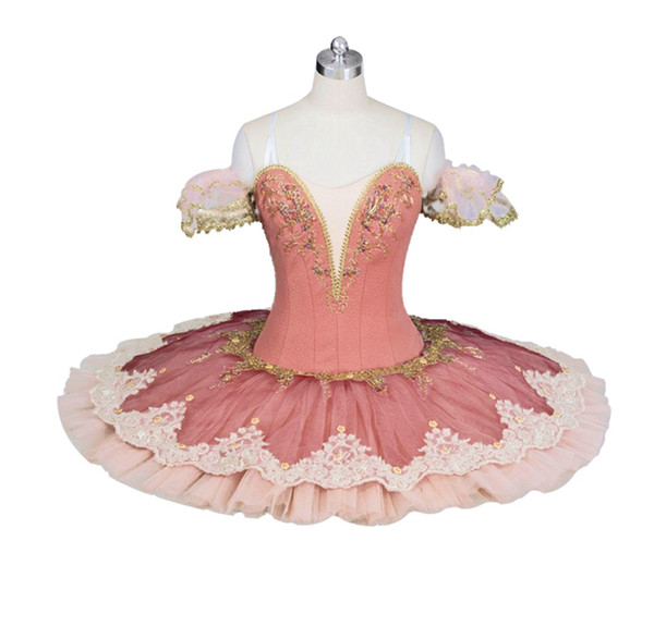 adult Peach Fairy professional ballet costumes for women ballerina girls performance pancake tutu dress adult ballet tutu costume BT9026