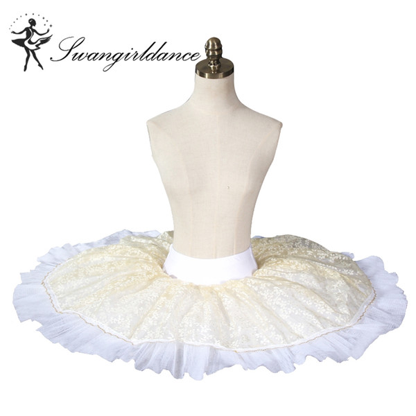 child pink white half ballet tutu rehearsal performance ballet tutu skirt women BT8967C