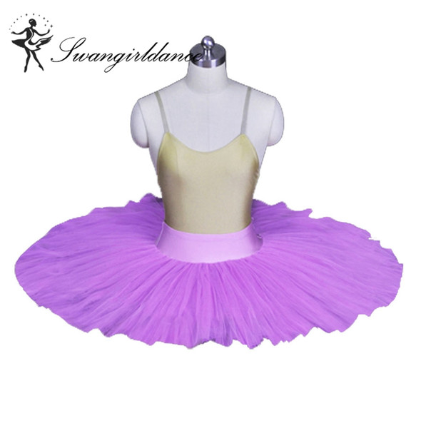 child purple half ballet tutu with hard tulle women professional ballet tutu skirt adult BT8923