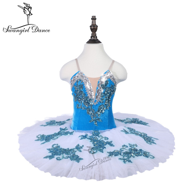 Girls bluebird classical dance costume tutu women&adult ballerina tutu skirt performance18072