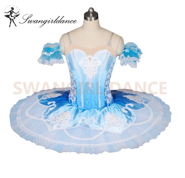 Blue Nutcracker Platter Tutu Women Professional Clssical Performance Ballet TutuBT8985B