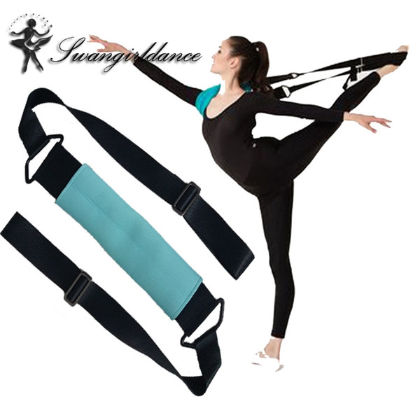 Women Ballet Soft Opening Band Elastic Exercise Pull Up Strap Fitness Pilates Dance Training Yoga Stretching Resistance Band DT021A