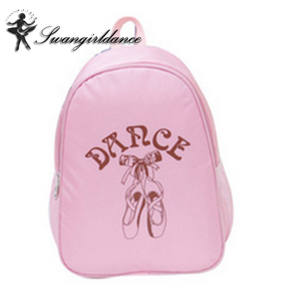 Child Girls Pink ballet bag Backpack Waterproof canvas Ballet Dance Bags Kids Ballerina Ballet Gift Free Shipping AS8616