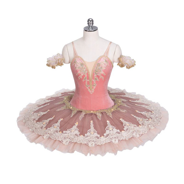 AP055 adult peach fairy pink nutcracker tutu girls peach professional tutu women ballet tutu pancake stage dance