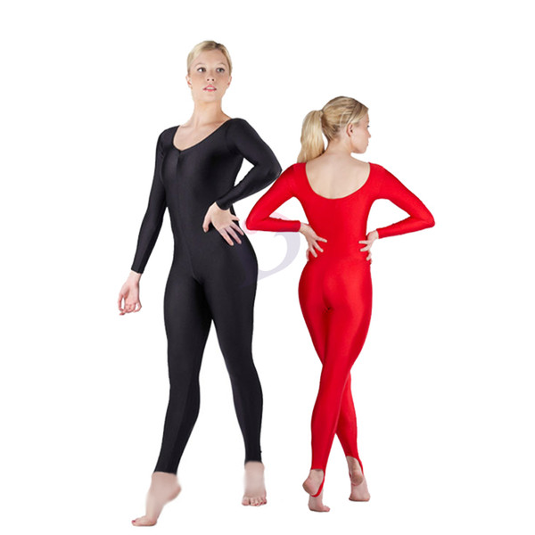 Free shipping In Stocks Adult long sleeve unitard A2619 ballet dance unitards gymnastics unitards cheap dancewear