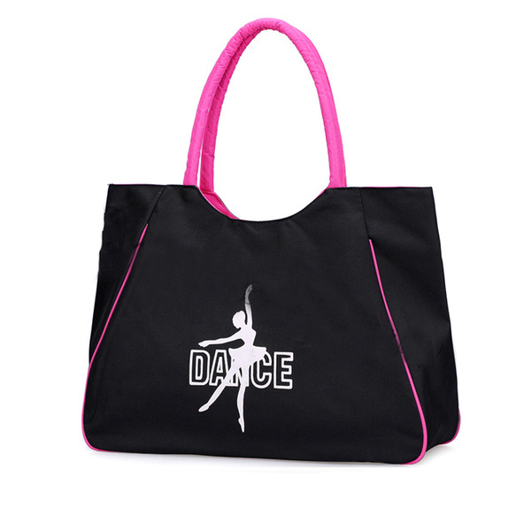 Free shipping R3023 Wholesale waterproof silk dance bags with dance logo,wholesale ballet dance shoes bags for competition