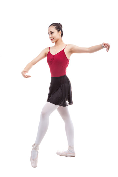 Free shipping A2333 soft mesh ballet skirt/dance wrap skirt/dance factoy in China for sale dance wear