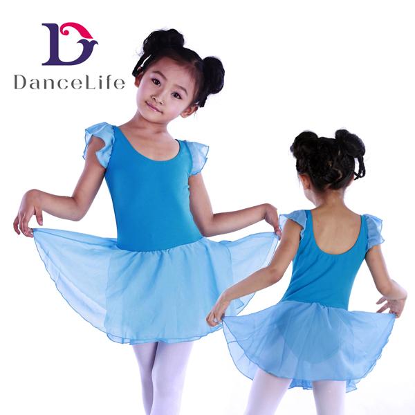 Free C2150 Girls Chiffon Skirt Dance Dress Ballet Costume discount dance costumes guangzhou cheap ballet wear factory