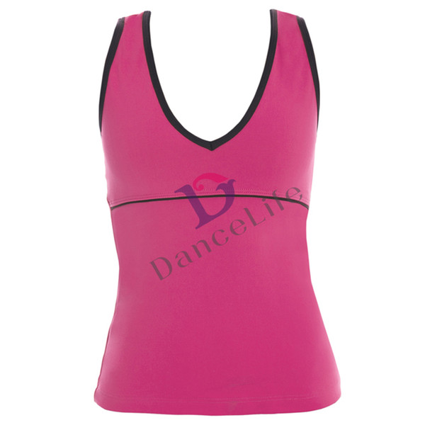 Free A2442 long dance tops wholesale adult belly dance tops yoga wear factory active wear