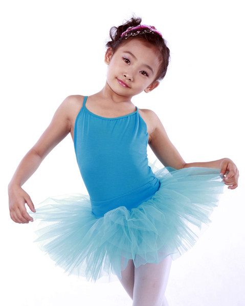 Free shipping Child half ballet tutu C2321 wholesale half ballet dance tutu with 4layers of tulle