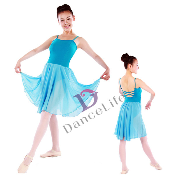 Free Adult cami dress discount ballet dance dress Skirted leotard wholesale ballet dance dress dance costumes A2059