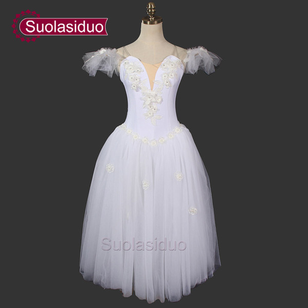 Romantic Tutu Ballerina Dress Fairy Ballet Tutu Dance Wear Ballet Costumes Adults Ballet Tutu Dress SD0006D