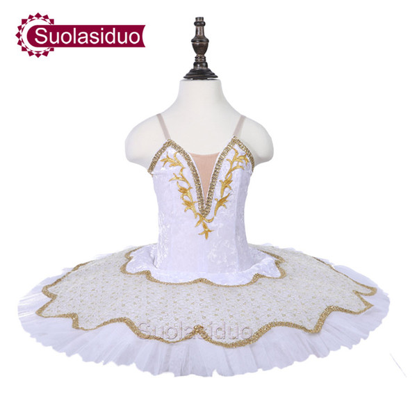 Children White Professional Ballet Tutu The Nutcraker Stage Wear Girls Classical Ballet Dance Performance Costume Adult Ballet Skirt Apperal