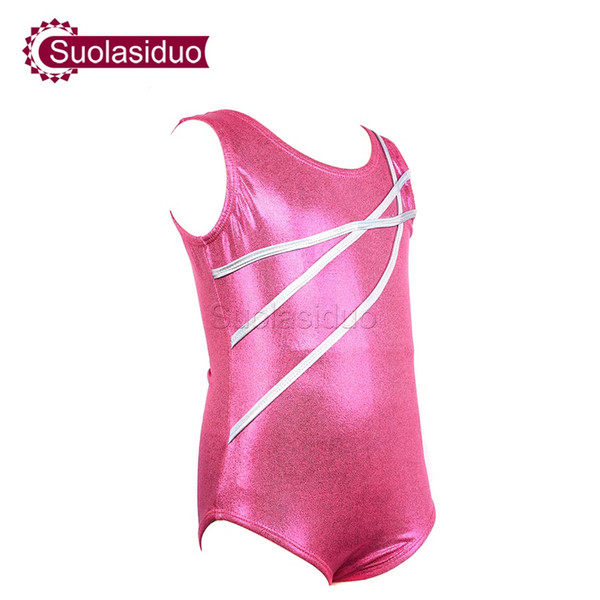 Girls Pink Leotard Ballet Dance Kids Black Spandex Lycra Leotard Unitard Youth Children Gymnastic Leotards Costumes