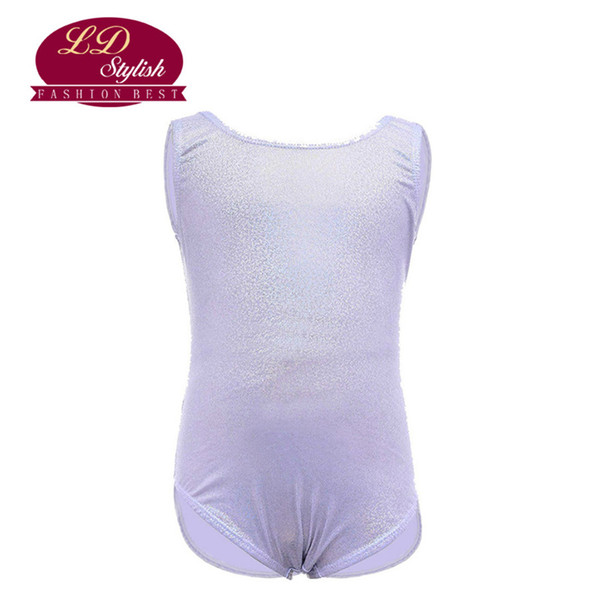 Toddler Light Purple Sleeveless Gymnastics Leotards For Girls Lycra Spandex Leotards Bodysuit Ballet Dance Leotards Costumes For Kids