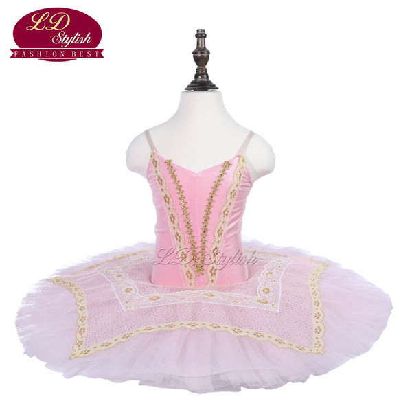 Baby Pink Ballet Tutu Classical Stage Performance Apparel Girls Ballet Dance Fashion Skirt Adult Ballet Dresses