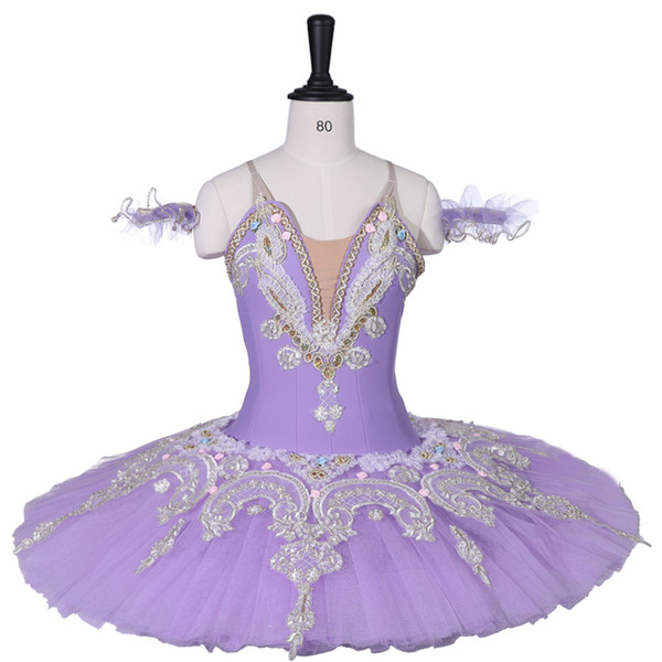 Professional Classical Ballet Tutu Performance Lilac Fairy Stage Costume Child Sleeping Beauty Professional Platter Ballet Tutu Women