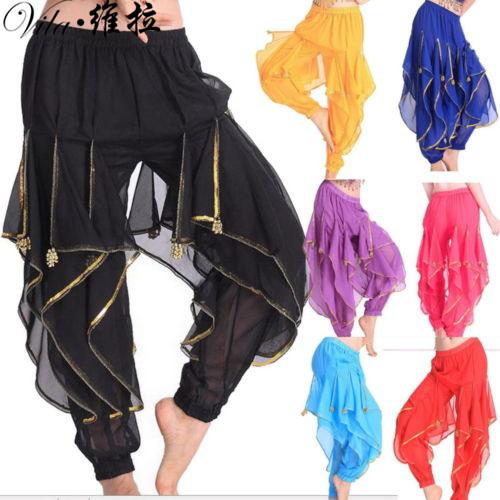 Belly Dance Harem Pants Trousers Tribal Indian Bollywood Arabic Dancing Costume