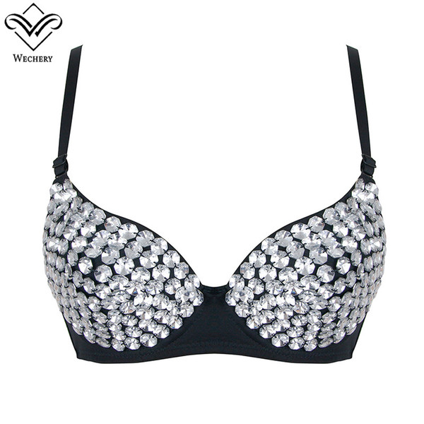 New Fashion Female Singer Stage Costume Women Silver Bra Dance Outfit DJ DS Clothes Show Party Performances Sexy underwear