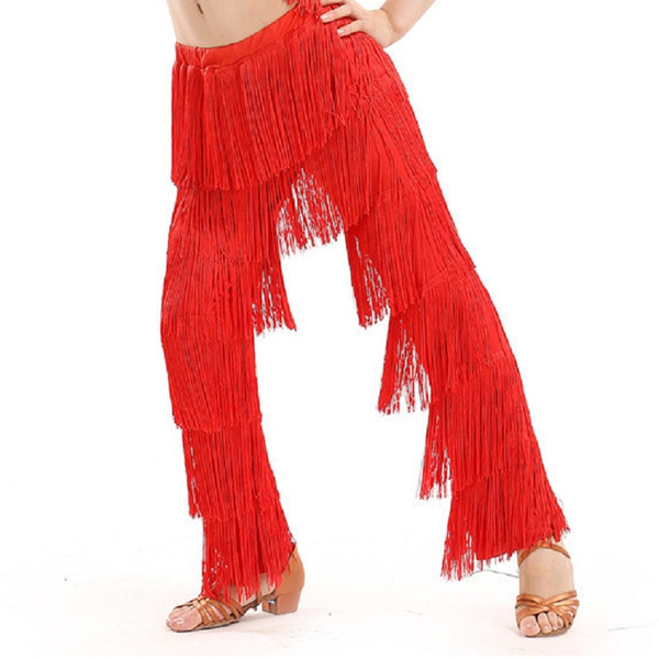 flamengo women dress fringed child kid children latin dance for girls pants costume salsa cha cha ballroom tango dresses adult